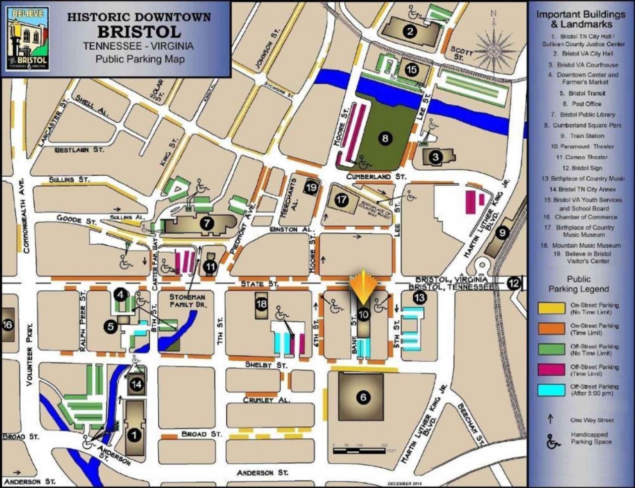 Historical Downtown Bristol Map 1280x983 