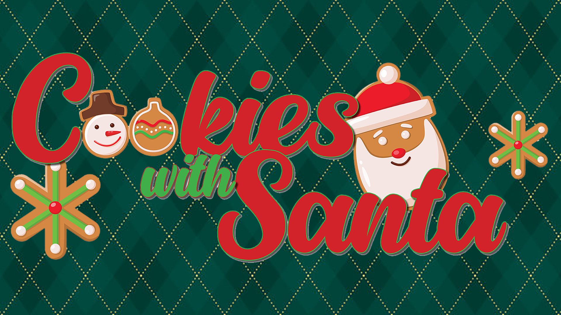 Cookeis with Santa 1920 x 1080